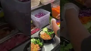 WE MADE IT! 100 Poke bowls catering order! Onigilly Japanese Kitchen in Palo Alto CA