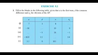 Class - 10th | Arithmetic Progressions | Ex 5.2 | Q1 to Q4 | NCERT | CBSE