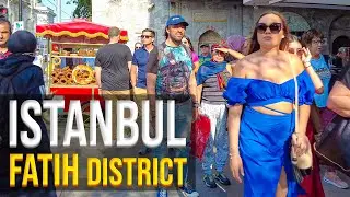 Walking in FATIH Istanbul | 15 JUNE Istanbul Walking tour 2022 4K UHD