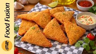 Chicken Crusted Triangles / Tortilla Schnitzel | Make & Freeze Ramzan Special| Food Fusion