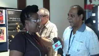 19th IFFK 2014, June Givanni with Rajeev nath