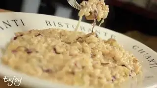 Risotto Carciofi, Radicchio e Zola - Shared Plates