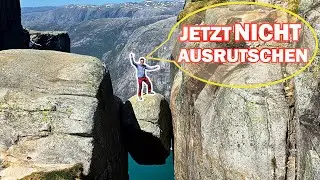 Kjeragbolten: Wanderung zum gefährlichsten Touristen Spot in Norwegen.