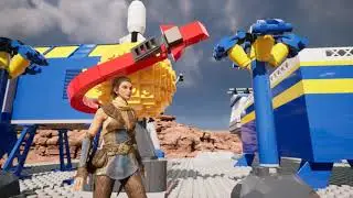 2011 Eurobrick's 3rd LDD RCB (Classic Space RCB), 4K Mecabricks to Blender render