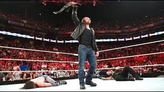WWE Battleground 2016 Triple Threat Match WWE Champion Dean Ambrose & Roman Reigns & Seth Rollins