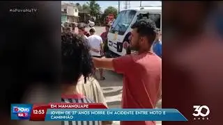 Jovem de 27 anos morre em acidente entre moto e caminhão em Mamanguape - O Povo na TV