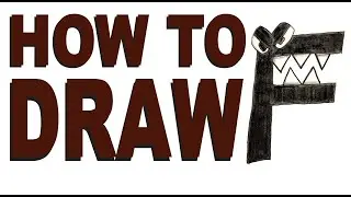 How to draw F (Alphabet Lore)