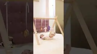 Exploring the Ocean: Wooden Baby Activity Play Gym | Rocking Potato