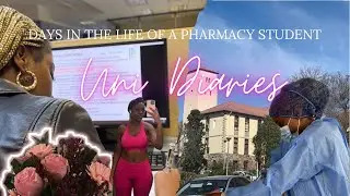 uni diaries vlog💌:days in the life of a pharmacy student|rhodes university