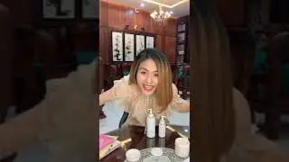 V&acirc;n Trang chia sẻ trọn bộ Mỹ phẩm Trắng da BiOshi Tr&agrave; Xanh