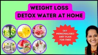 Detox Water At Home For Weight Loss | Easy Homemade Fat Cutter Drinks