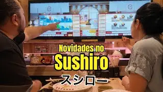 SUSHIRO de cara nova!Pedidos de sushi na tela grande e entrega direta na esteira#sushiro#sushi#jap&atilde;o