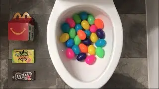 Worlds Strongest Toilet Flushing Coca Cola, Sprite, McDonald's, M&M's, Sour Patch Candy