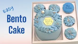 How to Make a Cute Bento Cake for Dad | Father's Day Cake