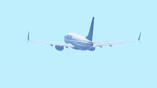 United Airlines Boeing 737-700 takeoff ORD/KORD RWY 10C (Infinite Flight)