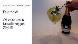 Croatian Sparkling Wine Cocktail: Dry Mister Moustache