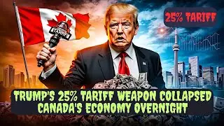 Trump's 25% tariff weapon collapsed Canada's economy overnight #canadanews #tax #discoveringcanada