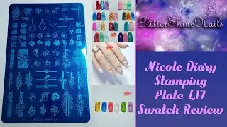 Nicole Diary Stamping Plate L17 Swatch Review