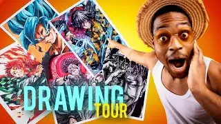 Part 1- My DRAWING Collection || DRAWKER 