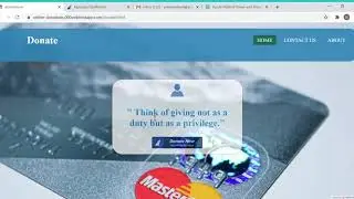 Online Donations_Website using HTML and CSS : Payment Gateway Integration task