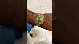 Pagani Design DD40 PD-1783 Men's Rose Gold - Olive Green.  #watch #rolex  #paganidesign