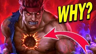 WHY DOES EVIL RYU HAVE A HOLE IN HIS CHEST ? STREET FIGHTER UNIVERSE