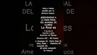 &iexcl;TOLUCA CAMPEON! LOS DIABLOS ROJOS!!