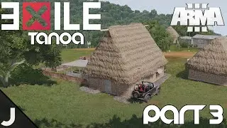 ArmA 3: Exile Mod Tanoa - Part 3 - Base Hut!