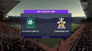 ⚽ Plymouth Argyle vs Cambridge United ⚽ | EFL League One (17/08/2021) | Fifa 21