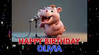 Happy Birthday Olivia  - The Fun Birthday Song - Joy-topia A World of Joy to Share.