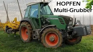 Weltneuheit in der Hopfentechnik 🍺 Multi-Grubber f&uuml;r's Wegackern von Kirzinger & Unland