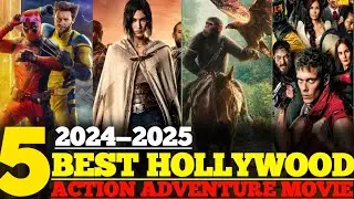 🔥Top 5 Hollywood Action Movies 2024-25 in Hindi | Deadpool, Wolverine, Rebel Moon, Damsel |
