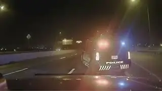 Raw video: DWI suspect slams into North Texas police SUV at 70 mph