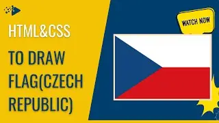 Let's draw a flag using Html & CSS.