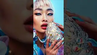 💎 Whispering Extravagance | Luxury Eating ASMR Fashion Fantasy ✨ #asmrshorts #food  #luxuryeating