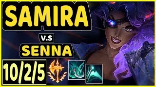 PHOTIC (SAMIRA) vs SENNA - 10/2/5 KDA BOTTOM ADC CHALLENGER GAMEPLAY - KR