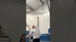 How do gymnasts get on the equipment? 🤔 #gymnastics #gymnast #sports #olympics #olympic #fails #lol