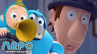 Arpo the Robot | HAUNTED HOUSE | Cartoon Compilation | Funny Cartoons for Kids | Arpo and Kid