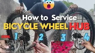 Bicycle Wheel Hub Service At Home l Ball bearing Repair at home l Bicycle Maintenance #cycle#service