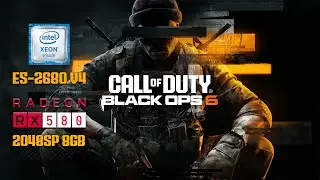 COD BLACK OPS 6 (BETA) NO XEON E5-2680 V4 + RX 580 2048SP 8GB