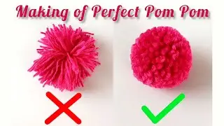 Making Perfect Woolen Pom Pom Using Finger Trick | Pom Pom Kaisy Banaen | Creative Home