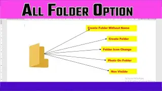 How to Make Without Name Folder By Three Method | Alt 0160  Change Icon & Photo Very Easy Way |