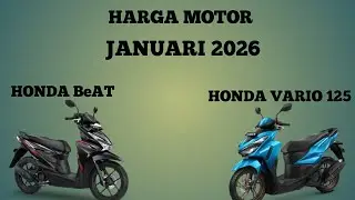 dHarga Honda Beat dan Honda vario 125 tebaru januari 2026