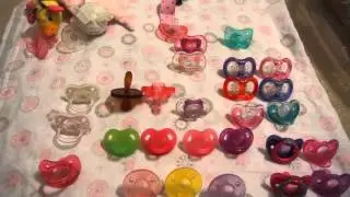 silicone pacifier collection :)