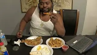 MukBang (Ep.9) Catfish & Potato Logs