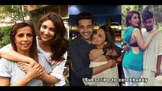 Parineeti with her dad Pawan Chopra, mom Reena Chopra & bro Saraj Chopra   How Cute!
