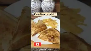 Pizza Bread Sandwich at Home Quick & Easy |Pizza Sandwich Kids Favorite Snack in Just 5 minutes