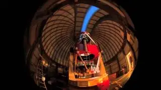 M.O.A. Telescope and Dome in action - Mt John, New Zealand