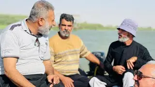 سفره الى اهوار البصره برفقة الاصدقاء والشعراء #جلسه_شعريه #الصياد_سيد_حيدر_الغالبي