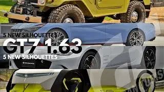 Тизерные силуэты GT7 1.63 | Toyota FJ | Elantra N | Opel GSE | MX-5 Spirit 12R | Gran Turismo 7